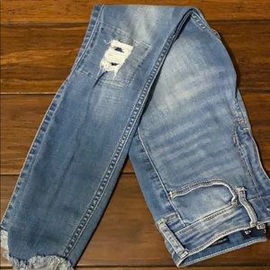 Hollister ripped jeans